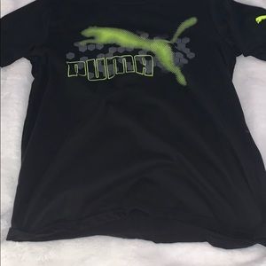 Black Boys Puma T-Shirt Large